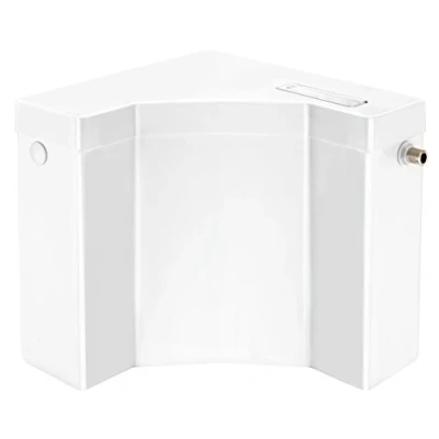 Immagine di Cornat SPKECK1400 Keto Cassetta per sciacquone angolare, 6 9 Litri, Colore: Bianco