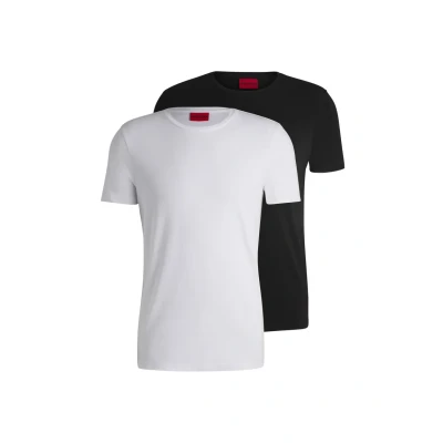 Immagine di HUGO Round Tshirt basic, Uomo, Taglia: 3XL, Black/white