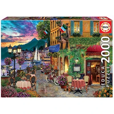 Immagine di Educa Puzzle da 2000 pezzi per adulti Fascino Italiano. Misura del puzzle: 96 x 68 cm. Include colla fix puzzle. Consigliato a partire dai 14 anni (18009)