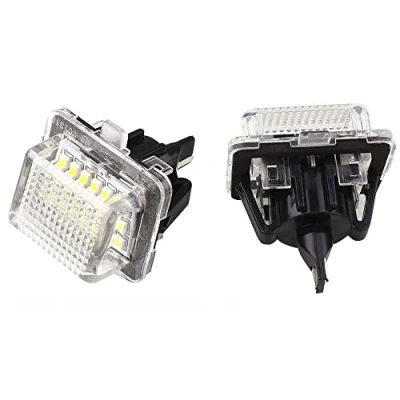 Immagine di PolarLander 2PCS 12V 18 SMD LED Lampada Spia Targa automobilistica