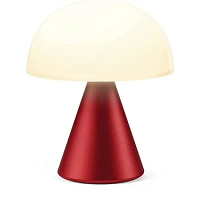Immagine di Lexon MINA M Lampada a LED portatile medio ricaricabile (rosso scuro)