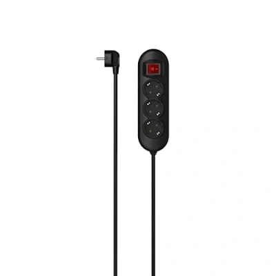 Immagine di Hama 00223022 Multipresa con interruttore Nero Schuko 1 pz.
