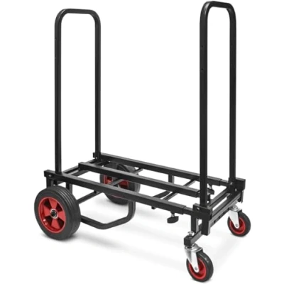 Immagine di Pyle PKEQ48 Carrello con Ruote Portatutto Pieghevole, Compatto 8 in 1 Pieghevole e Leggero, Manuale/Dolly/Carrello Piattaforma, Estensibile Fino a 69,9 cm 112,4