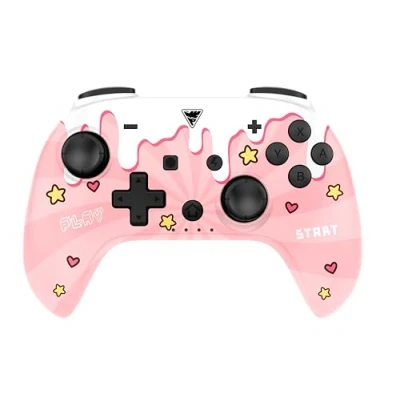 Immagine di DragonShock POPTOP Compact BT Controller Bluetooth Compatto Senza Fili Sweet Pink Compatibile con Nintendo Switch Lite OLED