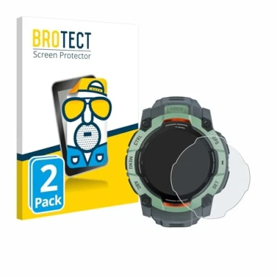 Immagine di brotect Pellicola Protettiva Opaca per Garmin Instinct 3 AMOLED (50 mm) Anti Riflesso (2 Pezzi)