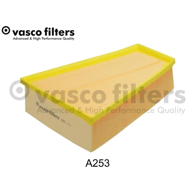 Immagine di DAVID VASCO A253 filtro aria 70 240 301 rettangolare Cartuccia FORD: MONDEO 4 Turnier, S Max Mk1, Galaxy Mk2 MPV, VOLVO: V70 3, S80 II