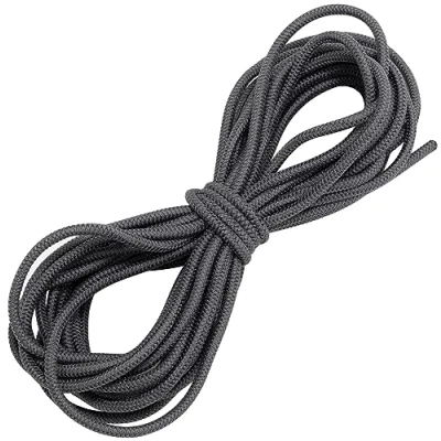 Immagine di Aerzetix C67257 Elastico Decorativo Rotondo 5 Metri Diametro 3mm Colore Grigio Antracite
