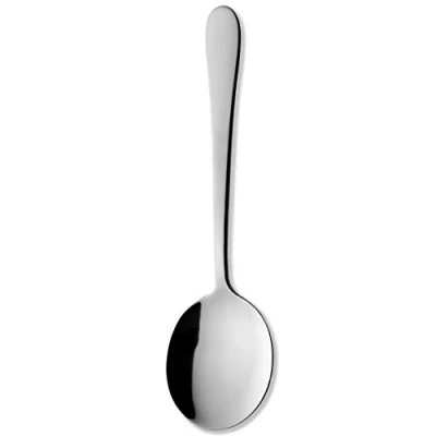 Immagine di Grunwerg 2SUSWDR/C Windsor Set di Due cucchiai da minestra in Acciaio Inox, Inossidabile, Argento