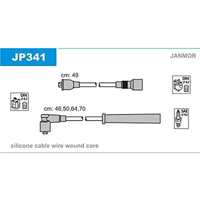 Immagine di JANMOR JP341 Kit Cavi Accensione