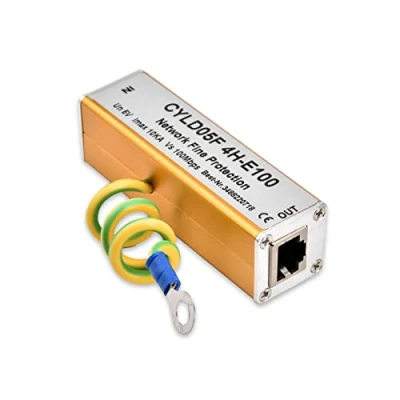 Immagine di 5V Alimentatore Protezione da fulmini Adattatore RJ45 RJ11 Ethernet sovratensioni di rete
