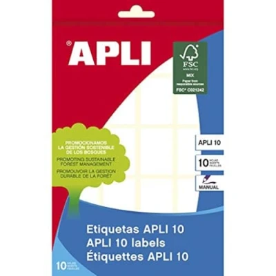 Immagine di APLI etichette 22 x 32 mm bianco