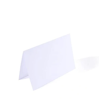 Immagine di Biglietti Florence per Progetti Creativi Bianco Robusti 200 gsm Piegati 10,5 x 15,7 cm Papercraft Ideali come d&#039;auguri, Inviti Scatola di Stoccaggio Inclusa