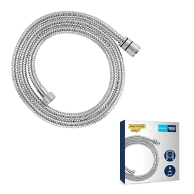 Immagine di GROHE QUICKFIX VitalioFlex,Flessibile doccia,1500mm,In metallo,con sistema antitorsione Twistfree,22101000
