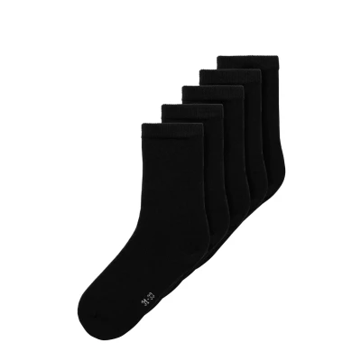 Immagine di Name it Nknsock Solid Unisex 5 PACK Calze per bambini, Taglia: 40 42, Black