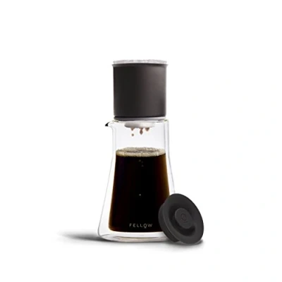 Immagine di Fellow Set di preparazione caffè stagg (contagocce con ausilio per le relazioni, brocca vetro a doppia parete e 20 filtri carta) [XF] Nero opaco