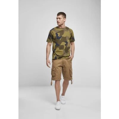 Immagine di Brandit Tshirt con stampa, Uomo, Taglia: 3XL, Swedish camo