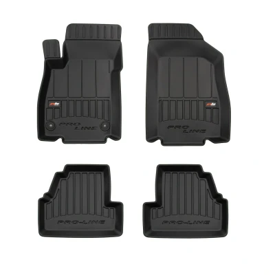 Immagine di FROGUM 3D407305 Set tappetino Gomma anteriore e posteriore 4 nero Su misura OPEL: Mokka / X
