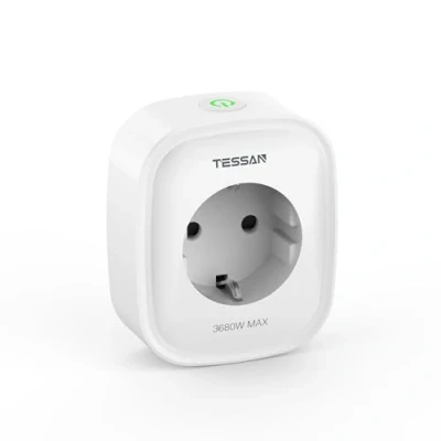 Immagine di TESSAN Presa WiFi Smart Life, Timer Elettrica Intelligente Alexa, 3680 W Plug con Interruttore, compatibile Google Home