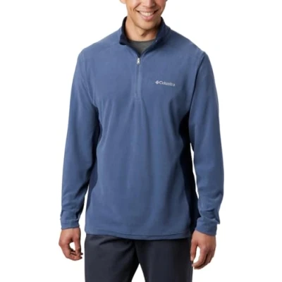 Immagine di Columbia Klamath Range 2 Half Zip, Felpa In Pile Uomo, Dark Mountain/Collegiate Navy, XXL
