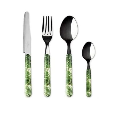 Immagine di Excelsa Foliage Servizio 24 Posate, Acciaio Inox 18/0