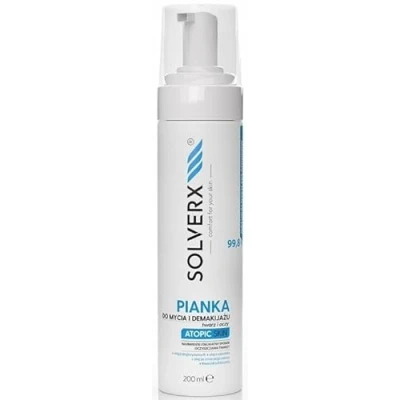 Immagine di Solverx Schiuma detergente e per pelle atopica, 200 ml
