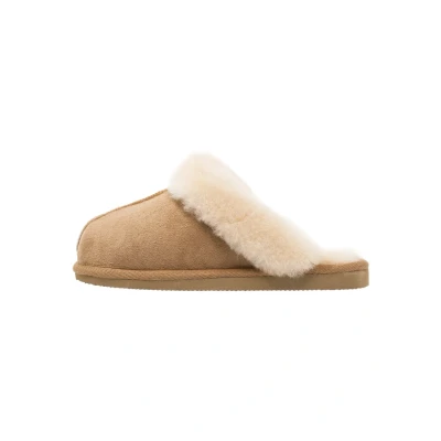 Immagine di Shepherd of Sweden Pantofole di montone Jessica Ciabatte Donna 100% Vero Slip on Comode Morbide e calde Nocciola Taglia 36