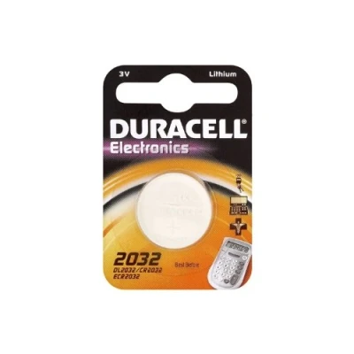 Immagine di Duracell DUR033917 Batteria per uso domestico Single use Battery CR2032 al litio (Single Battery, CR2032, litio, 3 V, 1 pezzo(i), bottone/moneta)