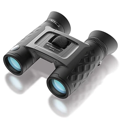 Immagine di STEINER Binocolo BluHorizons 10x26 Ottica di qualità tedesca, riduce i riflessi o l&#039;abbagliamento da acqua, sabbia neve, compatto e leggero
