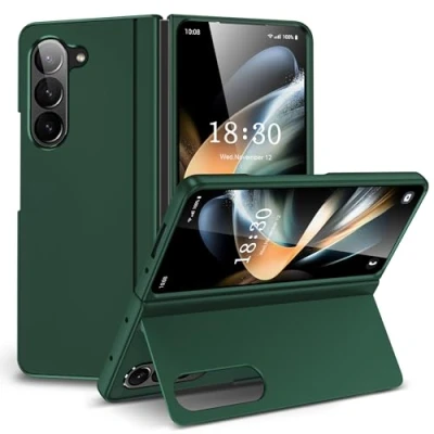 Immagine di FDHYFGDY Cover per Samsung Galaxy Z Fold 6 Custodia con Supporto, Protettiva Rigida PC Resistente ai Graffi Robusta Pieghevole (verde)