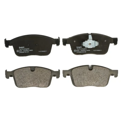 Immagine di DELPHI LP3258 Kit pastiglie freno Predisposto per contatto segnalazione usura con lamierino anticigolío senza accessori VOLVO: XC60 I
