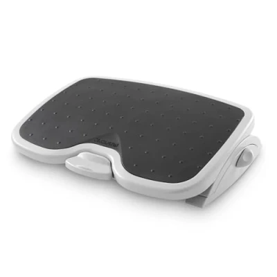 Immagine di Kensington 56146 Poggiapiedi Ergonomico Regolabile Solemate Plus, per Migliorare la Postura e Mitigare i Dolori Legati a Sciatica Problemi Ortopedici, Grigio/Nero