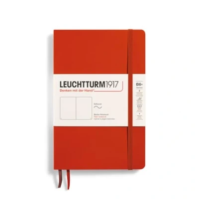 Immagine di LEUCHTTURM1917 370314 Taccuini Paperback (B6+), Copertina morbida, 123 pagine numerate, Fox Red, Bianco