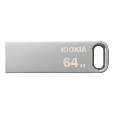 Immagine di Kioxia TransMemory U366 Chiavetta USB 64 GB Argento LU366S064GG4 3.2 (Gen 1x1)