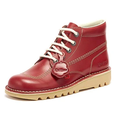 Immagine di Kickers Kick Hi Core, Stivali Classici Uomo, Rosso (Red), 43 EU