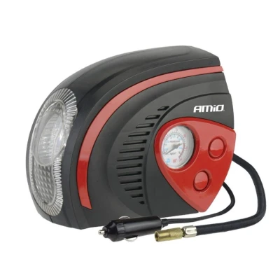 Immagine di AMiO ACOMP 08 02182 Compressore d&#039;aria 12 100 con alimentazione da accendisigari, portatile