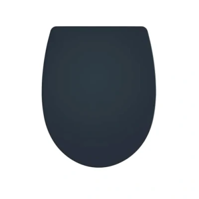 Immagine di Wirquin 20724245 Sedile WC in termoplastica a forma di U, colore: grigio antracite