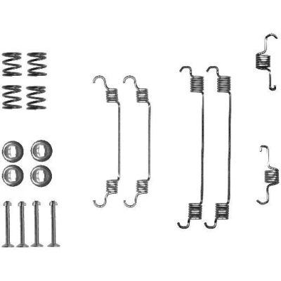 Immagine di TEXTAR 97032000 Kit accessori, Ganasce freno SUZUKI: SWIFT 3, Wagon R+ II Hatchback, Splash, TOYOTA: Aygo, Yaris I FIAT: Sedici
