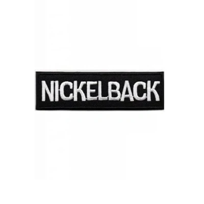 Immagine di Nickelback Toppa ricamata da applicare con ferro stiro, colore: argento