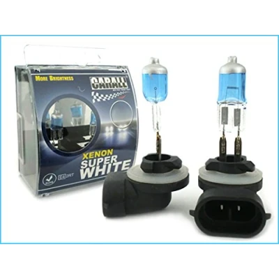 Immagine di CARALL 2 Pezzi Lampade Alogene 12V Bianche ad Effetto Xenon (881 H27 27W Attacco PGJ13)