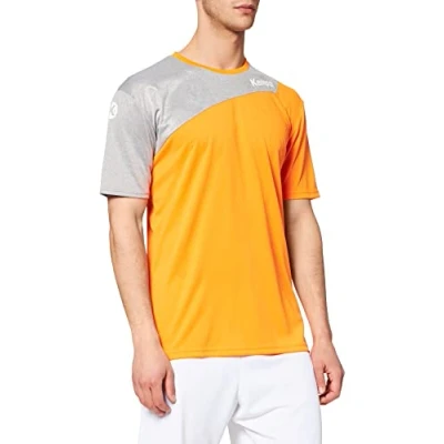 Immagine di Kempa Maglia Core 2.0, Uomo, Fresh Arancione/Grigio Scuro, XXL