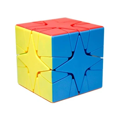 Immagine di OJIN MoYu MoFang JiaoShi Meilong Series Irregular Star Cube Stickerless Cubing Classroom Smooth Twist Puzzle Giocattoli speciali (Stickerless)