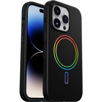 Immagine di cover per iPhone 14 Pro OtterBox Slim con MagSafe, resistente a shock e cadute; ultrasottile, protettiva, leggera, testata norme anti caduta MIL STD 810G, PRISM
