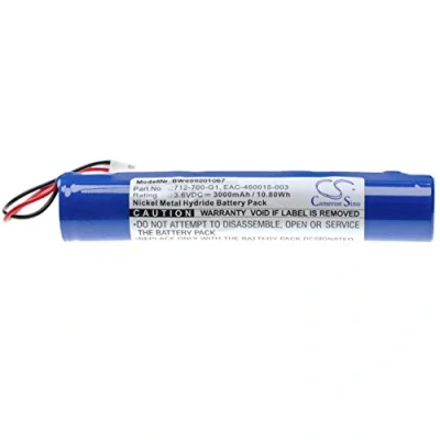 Immagine di vhbw batteria sostituisce INFICON 712 700 G1, A19267 460015 LSG, EAC 003 per misuratore (3000mAh, 3.6V, NiMH)
