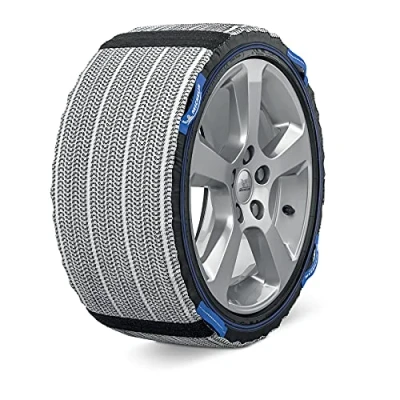 Immagine di MICHELIN 008419 Calze da neve, Catene neve in Tessuto, SOS GRIP EVO 9