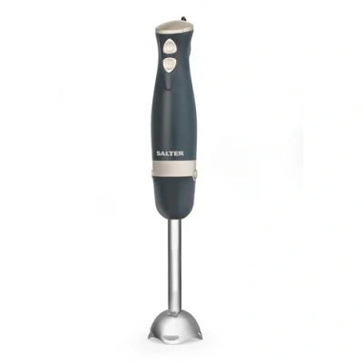 Immagine di Petra PT5612BGRYVDE Frullatore a immersione Elettrico con asta e lama in acciaio inox, 2 velocità, componibile, compatto, per zuppe, frappè, salse, pappe bambini, 600 W, grigio oro