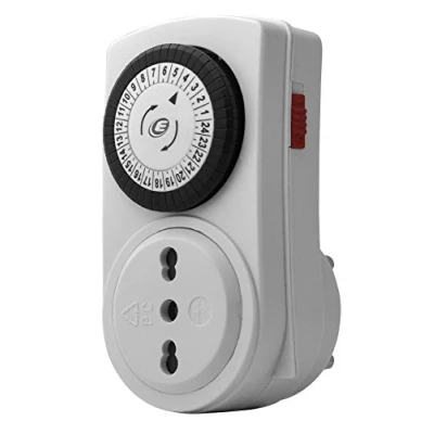 Immagine di Electraline 58104 Programmatore Timer 16 A, Nero/Bianco