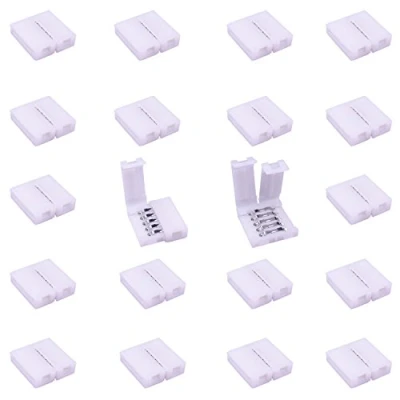 Immagine di LitaElek 10pcs Connettore LED 5 Pin per Striscia RGBW Larga 10mm Strisce 5050 Rapido Nastro Banda Adattatore Poli Strip Connector Adapter