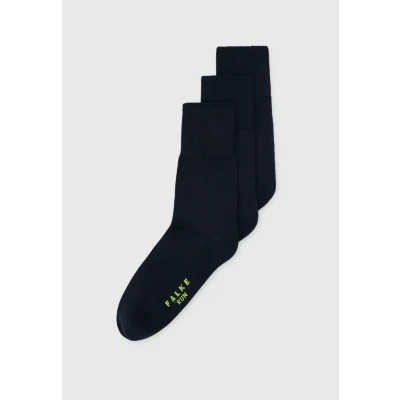 Immagine di Falke RUN 3PACK Unisex Anatomical Plush SOLE Calze, Taglia: 39 41, Marine