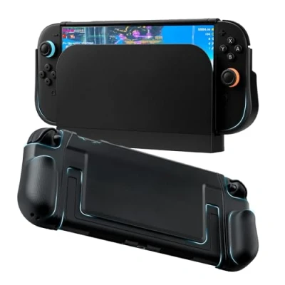 Immagine di Wigearss Custodia Grip, Grip Case Compatibile con Dock per Console Nintendo Switch 2