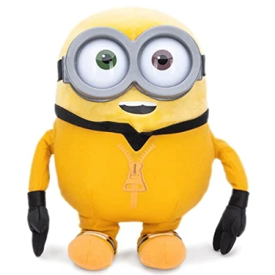 Immagine di ILLUMINATION ENTERTAINMENT Peluche Minion Kung Fu Bob Kevin Stuart 25/30cm Peluches Minions con Occhiali di Plastica, Spedizione 1 Personaggio casuale